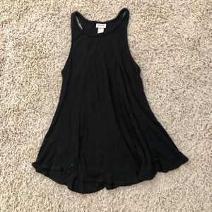 Black Flowy Tank